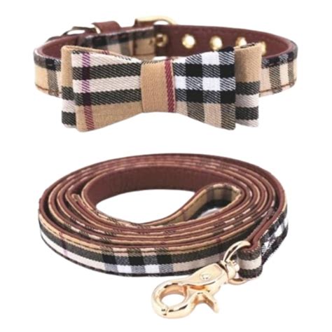 burberry dog collar|burberry bow tie dog collar.